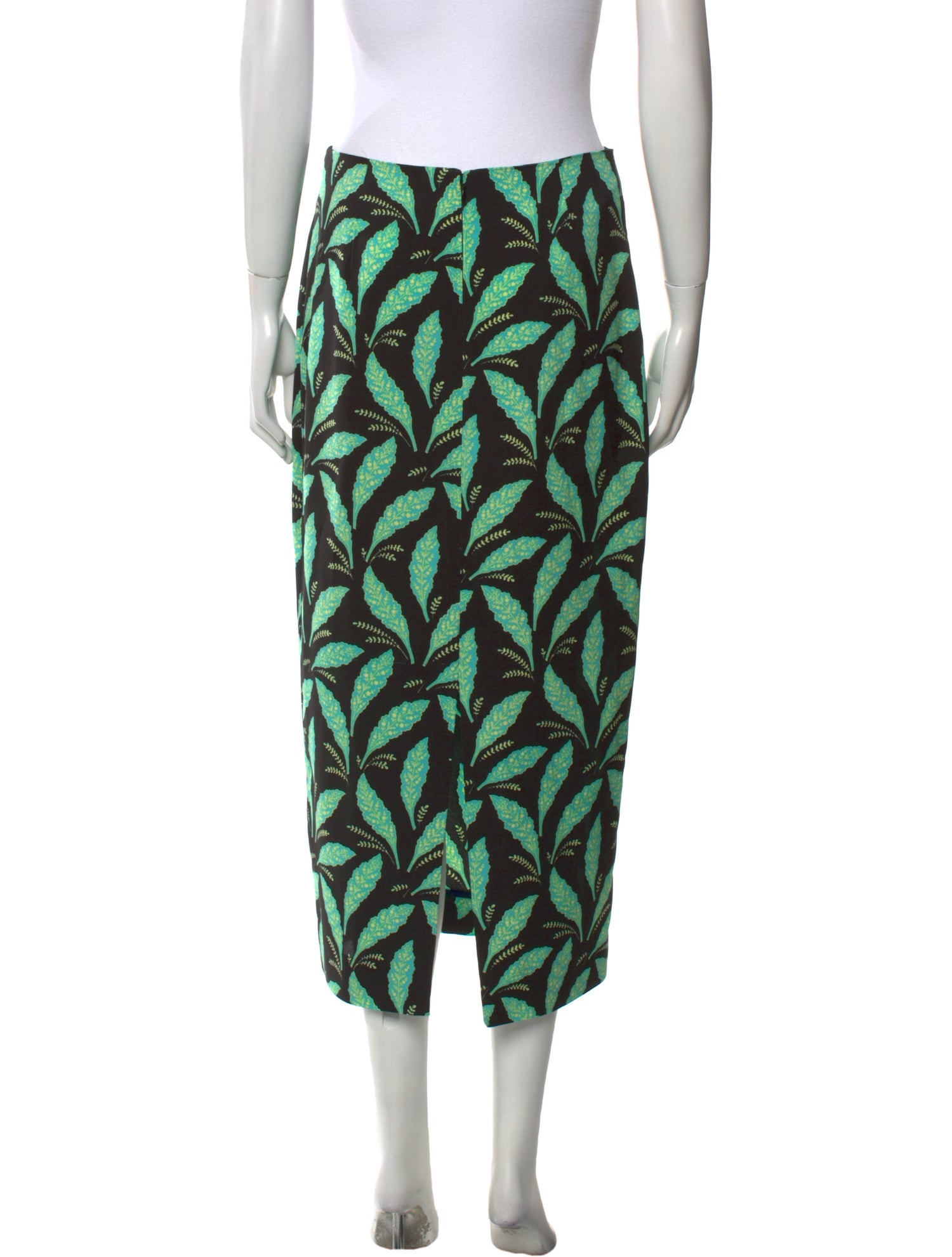 Diane von Furstenberg Printed Midi Length Skirt